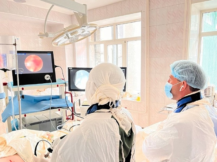 Новое оборудование для дробления камней в урологическом отделении 